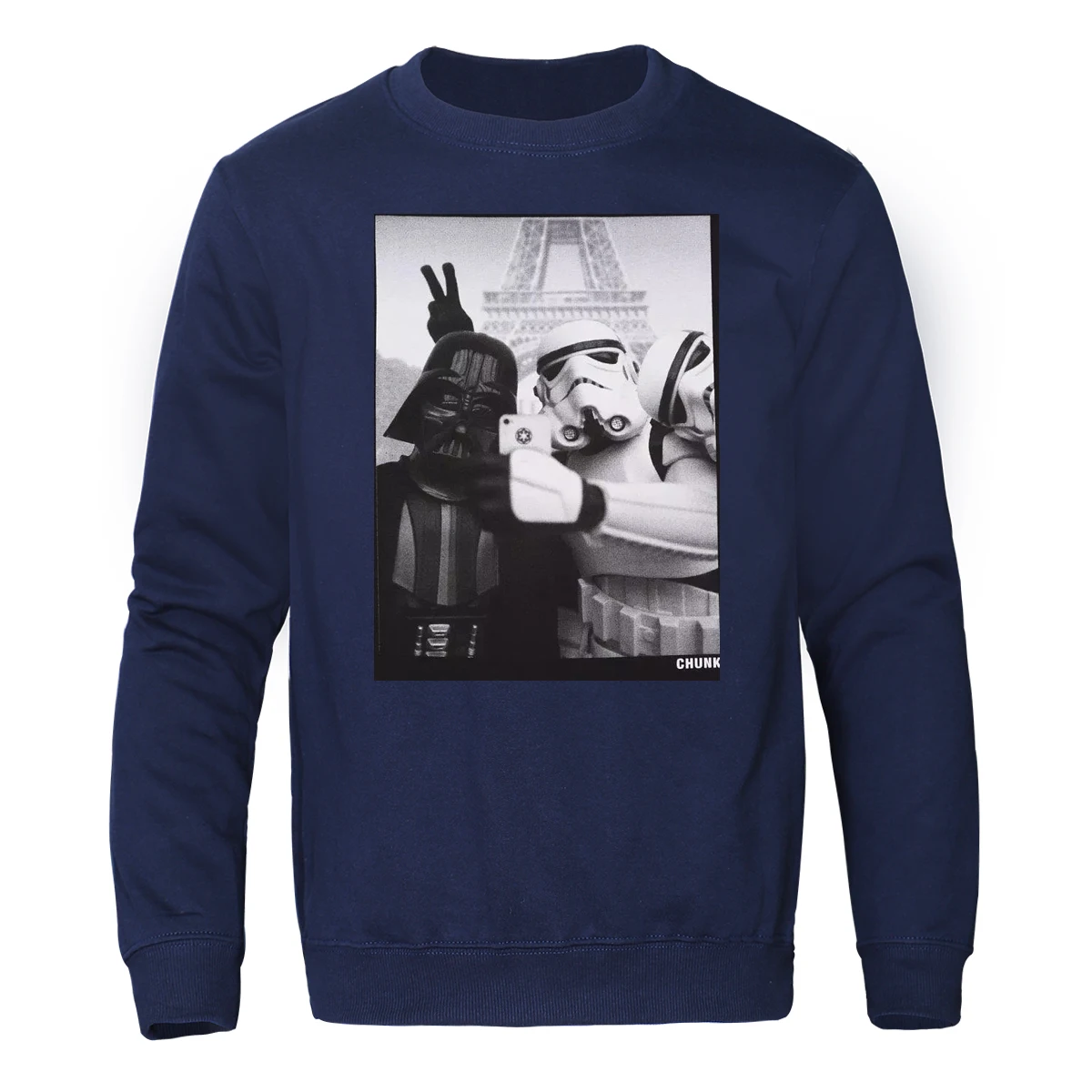 «Звездные войны», кофты с Дартом Вейдером из штурмовика из мультфильма «Звездные войны: смешные селфи Для мужчин s Толстовка в стиле «хип-хоп», топы, Для мужчин спортивная одежда в стиле Харадзюку уличная одежда - Цвет: Navy Blue
