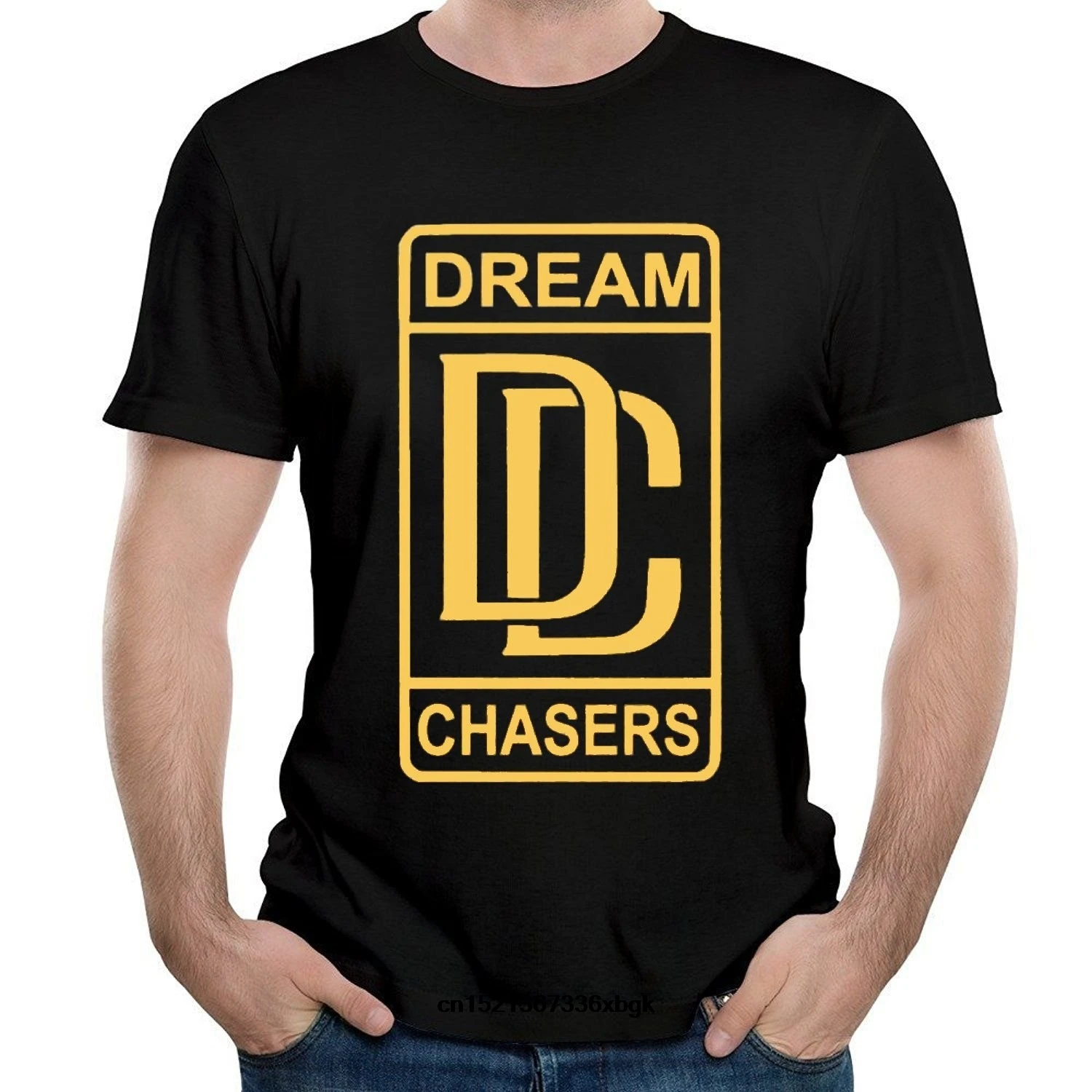 Мужская футболка с надписью Dream Chasers Повседневная DIY 100% графическая | одежда