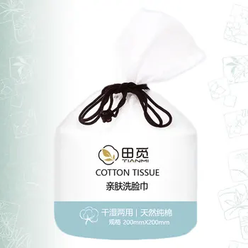 

1 Roll of Disposable Face Washing Towel Soft Cotton Towel Wet and Dry Use Towel Facial Tissue for Home Travel