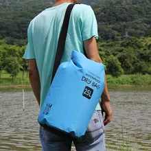 Открытый Водонепроницаемый сухой мешок с регулируемыми плечевыми ремнями для гребли каякинга рыбалки