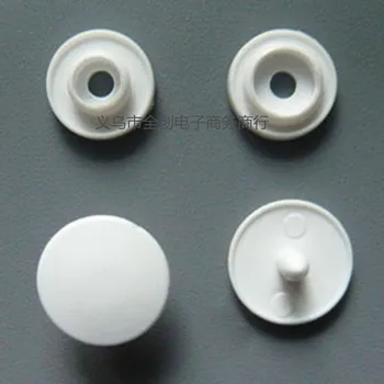 

2000sets/lot 12mm Flatback Clear Plastic Snaps Buttons for Baby Clothing Buckle Flat Back Scrapbooking Accessories