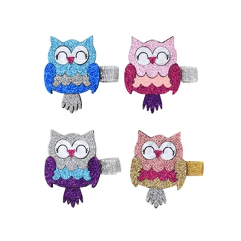 

8 Pcs Hair Clips Owl Bling Party Sparkly Hair Grips Hairpins Barrettes for Teens Toddlers