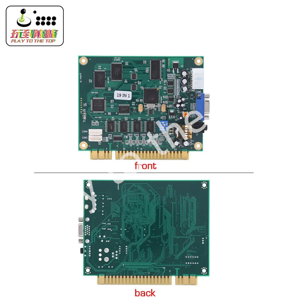 Классическая 19 в 1 печатная плата для коктейльной аркадной машины горизонтальная Многоадресная аркадная мультиигра Jamma PCB Board 19в1