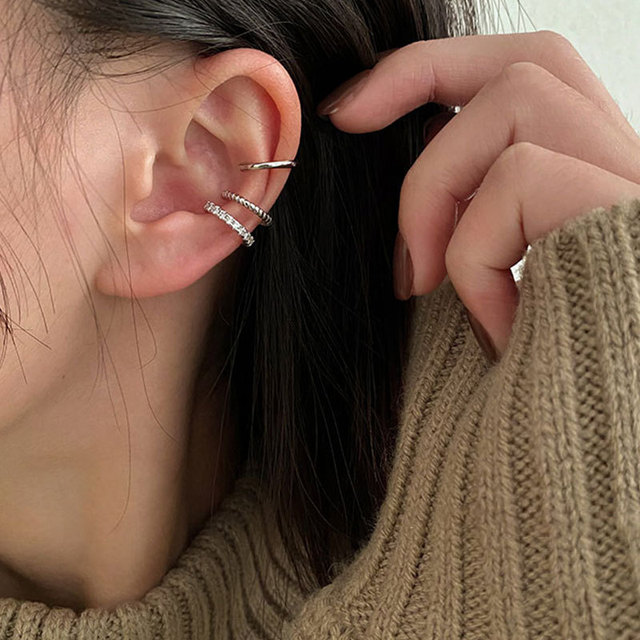 Punk Gold Metal Ear Cuff Ear Clip for Women No Pierced C Shape Geometric Small Ear Cuff Ear Wrap Ear Cuff Clips Jewelry