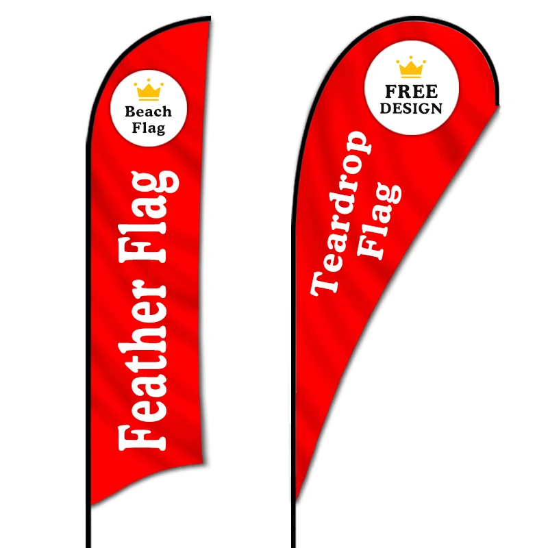 

Beach Flag Feather Teardrop Flags And Banners Custom Graphic Printed Advertising Promotion Celebration Outdoor Sport Club using