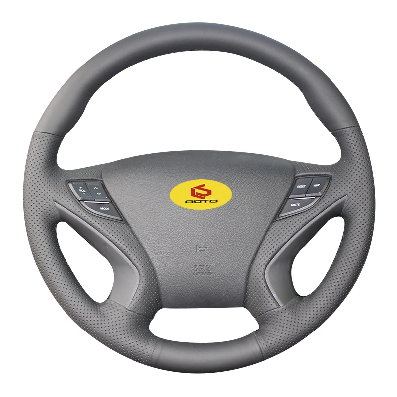 Оплетка на руль чехол для hyundai Sonata 8 2011 2012 2013 2014 volante кожаный автомобильный