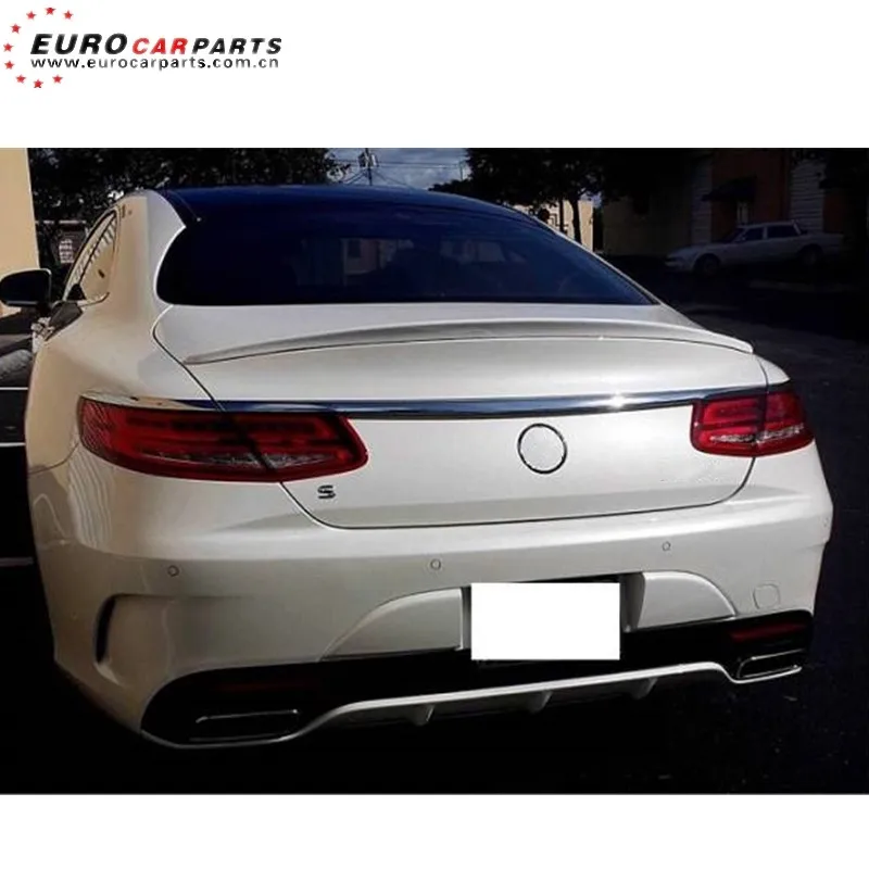 C217 спойлер для S-class coupe C217 A-style pp пластик w217 купе trunkгуб