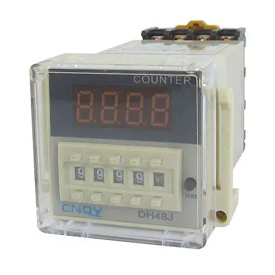 

Programmable Digital Counter Relay 1-999900 AC/DC 36V 50/60Hz DH48JA