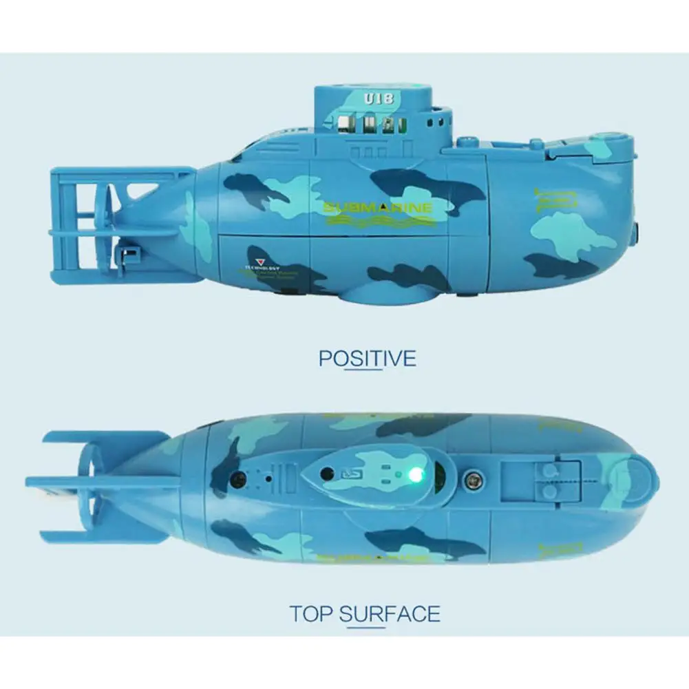 Mini RC Submarine Ship 6CH High Speed Radio Remote Control Boat Model Electric Kids Toy