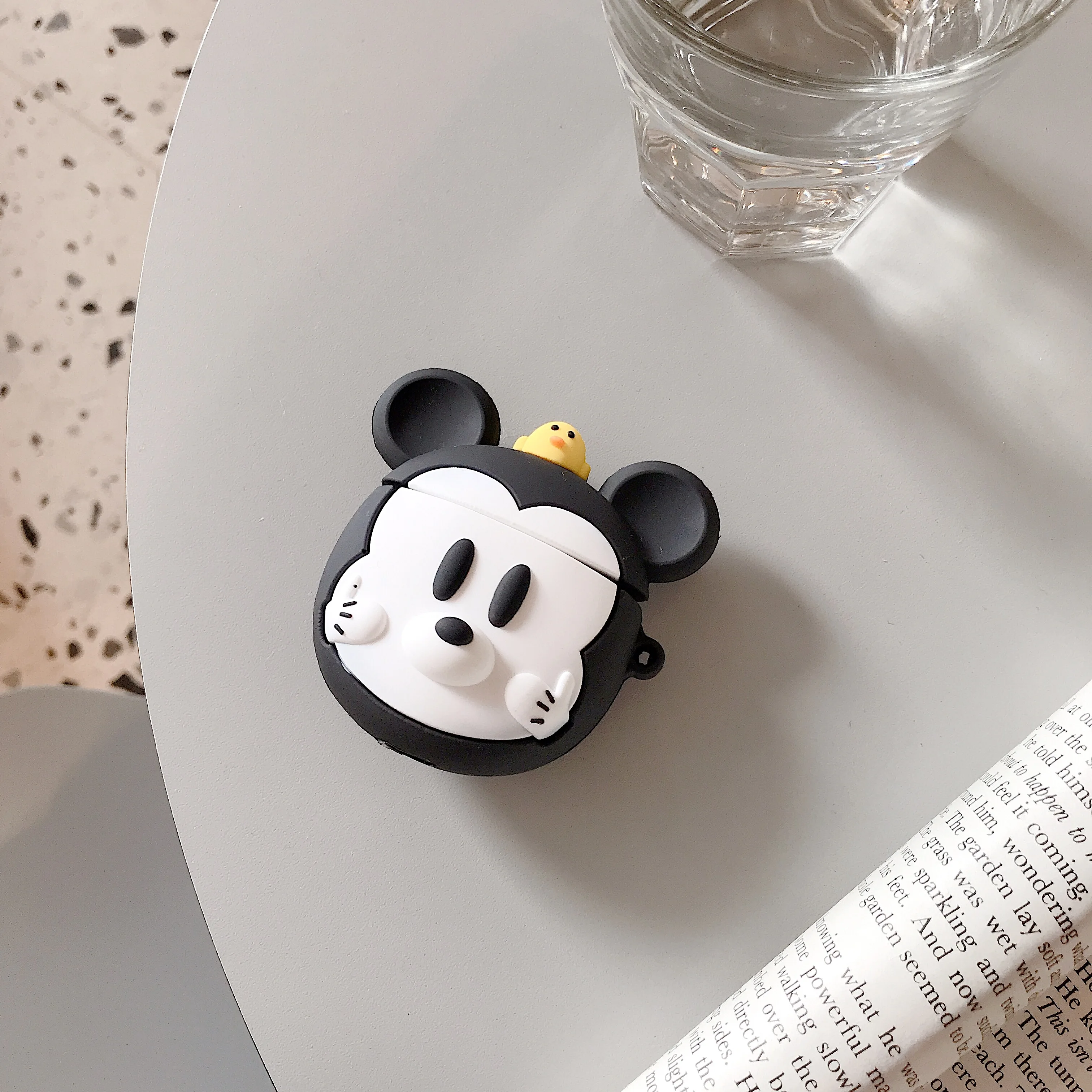 3D милый мультяшный Bluetooth чехол для наушников для Apple AirPods, мягкий зарядный чехол для наушников s для Airpods, защитный мультяшный чехол