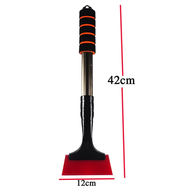 Multifunctional Outdoor Car Snow Shovel Long Handle Red Snow For All Cars Brush