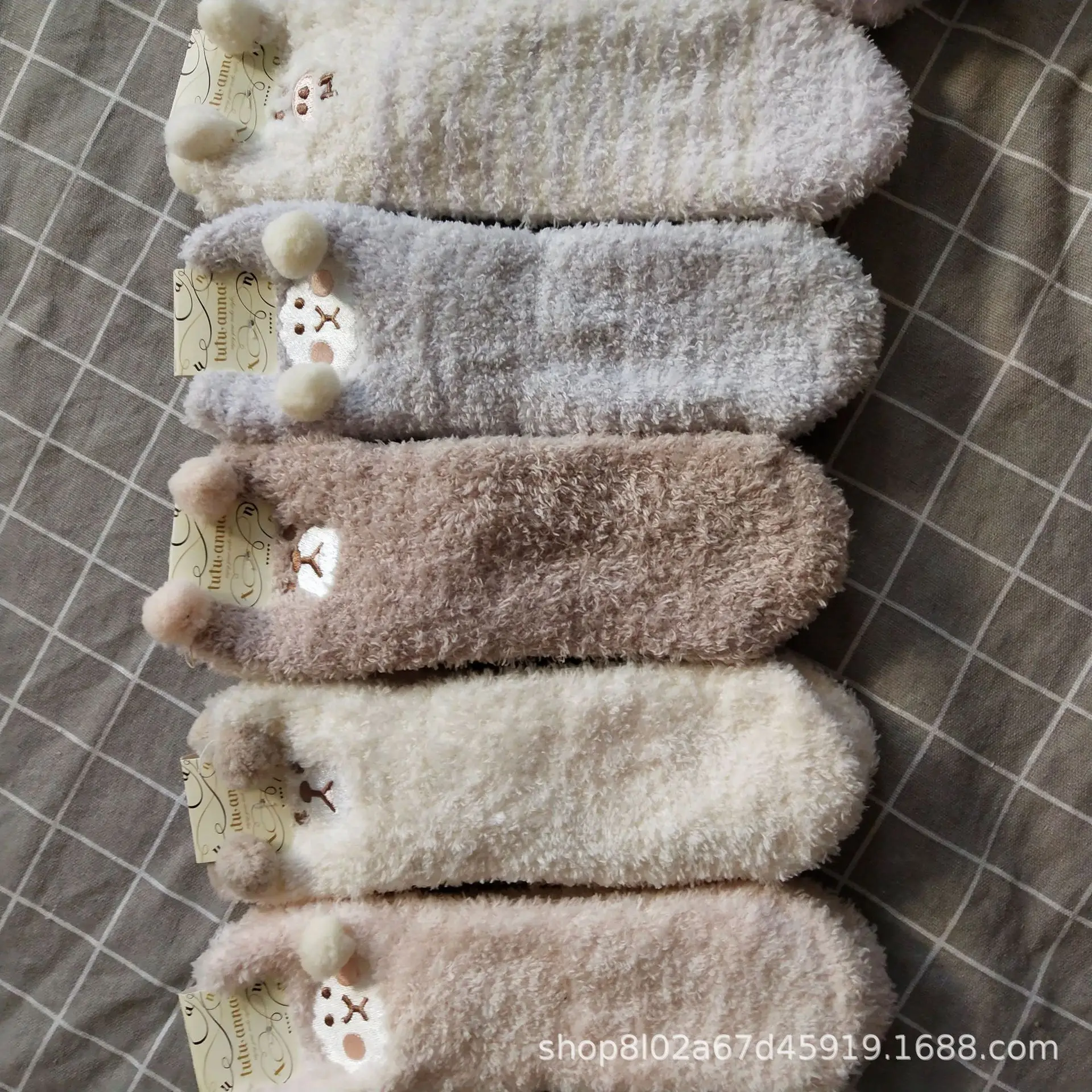 Женские носки коралловые бархатные толстые теплые носки забавные носки корейские пушистые носки рождественские носки kawaii для женщин