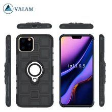 For iphone 11 Pro Max 7 8 6 6S Plus Case Luxury Magentic Ring Silicone Phone Case for iphone X XR XS Max Shockproof Holder Cases