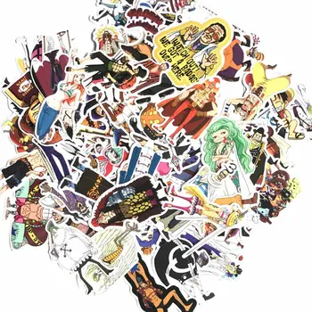 

75 Pcs/Lot Anime 2019 ONE PIECE Luffy Stickers For Car Laptop PVC Backpack Home Decal Pad Bicycle PS4 Waterproof Decal