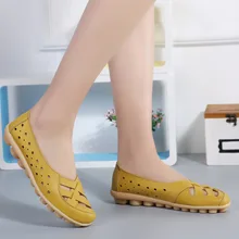 Новые туфли на плоской подошве однотонные женские туфли из натуральной кожи с круглым носком весенние женские туфли для отдыха Doudou Размеры 35-44