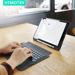 Funda magnética con teclado para tableta, carcasa con Portalápices para iPad de 8ª y 7ª generación, Air 4, 3, 2, 5ª y 6ª generación, Pro 11, 2020, 10,9