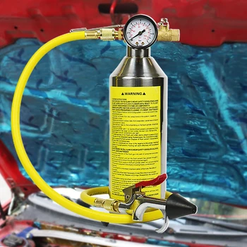 

Car Vehicle Air Conditioning Pipe Cleaning Bottle A/C Flush Kits Canister Flush Canister Maintenance Clean Tool for Ford Audi