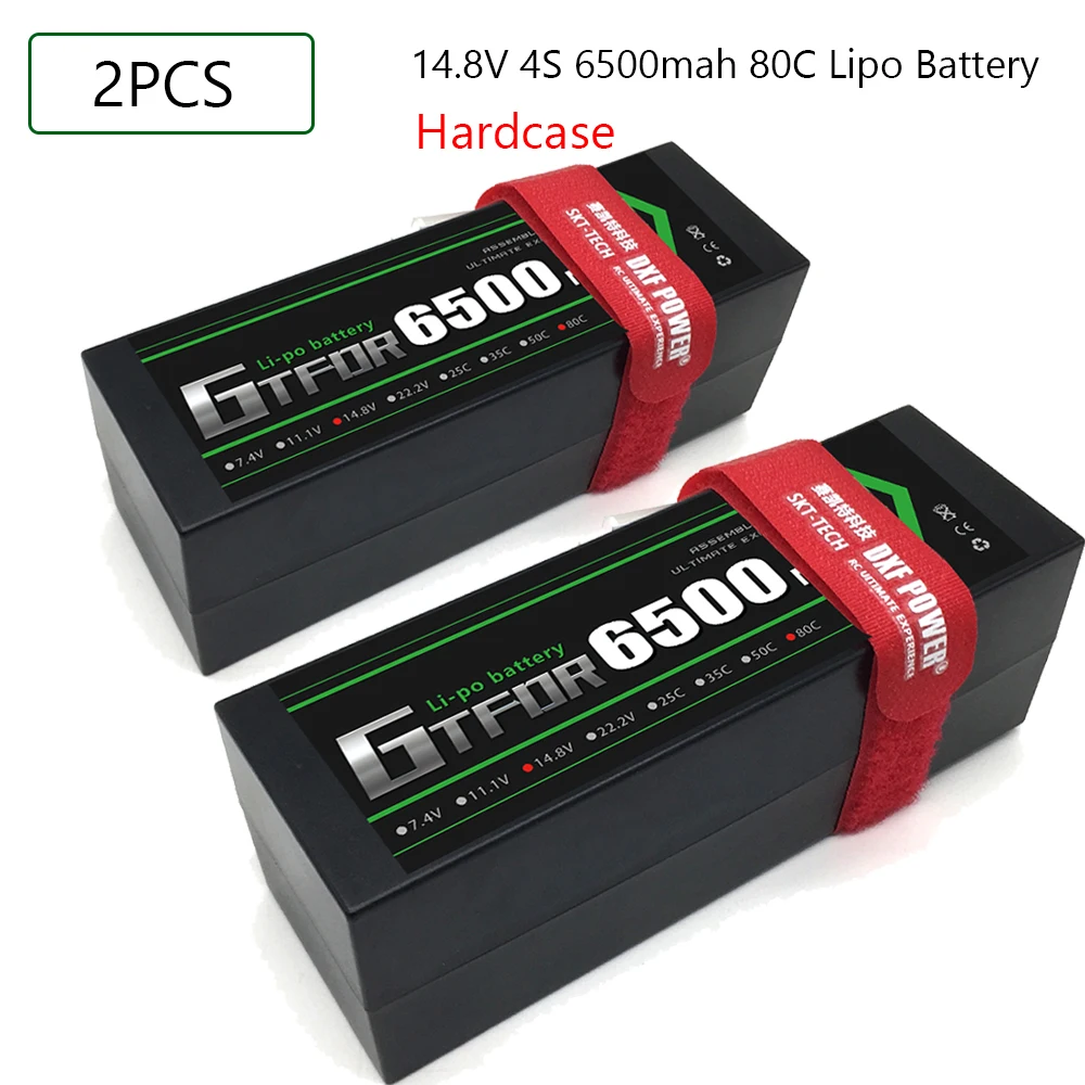 GTFDR lipo аккумулятор 4S 14 8 v 6500mAh 80C 160C hardcase для 1/8 1/10 автомобиля вертолета лодки