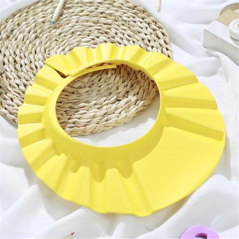 Baby Shampoo Cap Wash Hair Kids Bath Visor Hats Adjustable Shield Waterproof Ear Protection Eye Children Infant