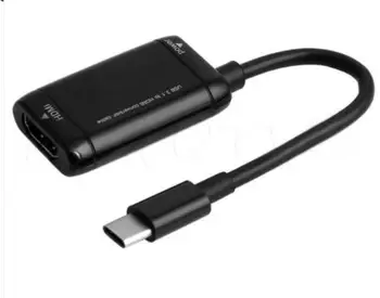 

SOONHUA USB-C Type C To HDMI Adapter USB 3.1 Cable HDMI Adapters For Android Phone Tablet HDTV