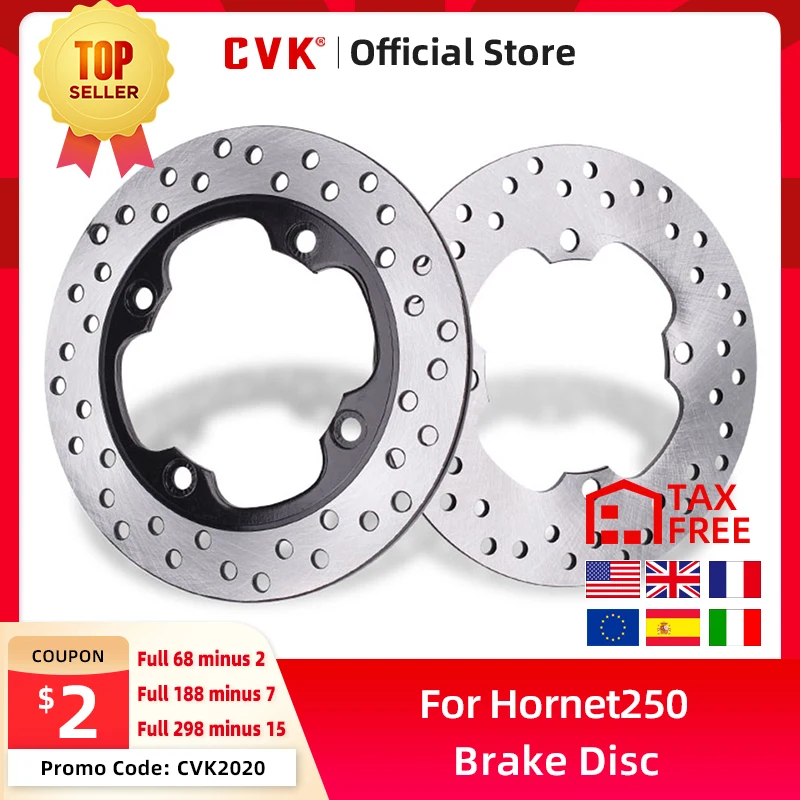 Задний тормозной диск для HONDA CBR250RR CBR400RR CBR250 MC22 CBR400 NC29 VTR250 JADE250 Hornet Hornet250|Тормозные