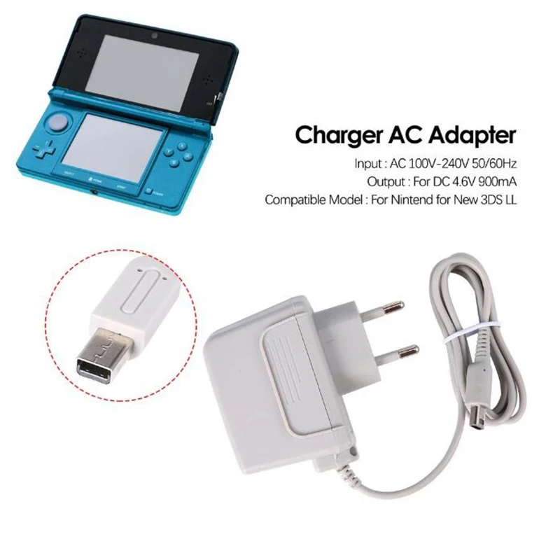 EU/US Plug Charger AC Adapter For Nintendo For 2DS/3DS/NDSI/3DSXL Power