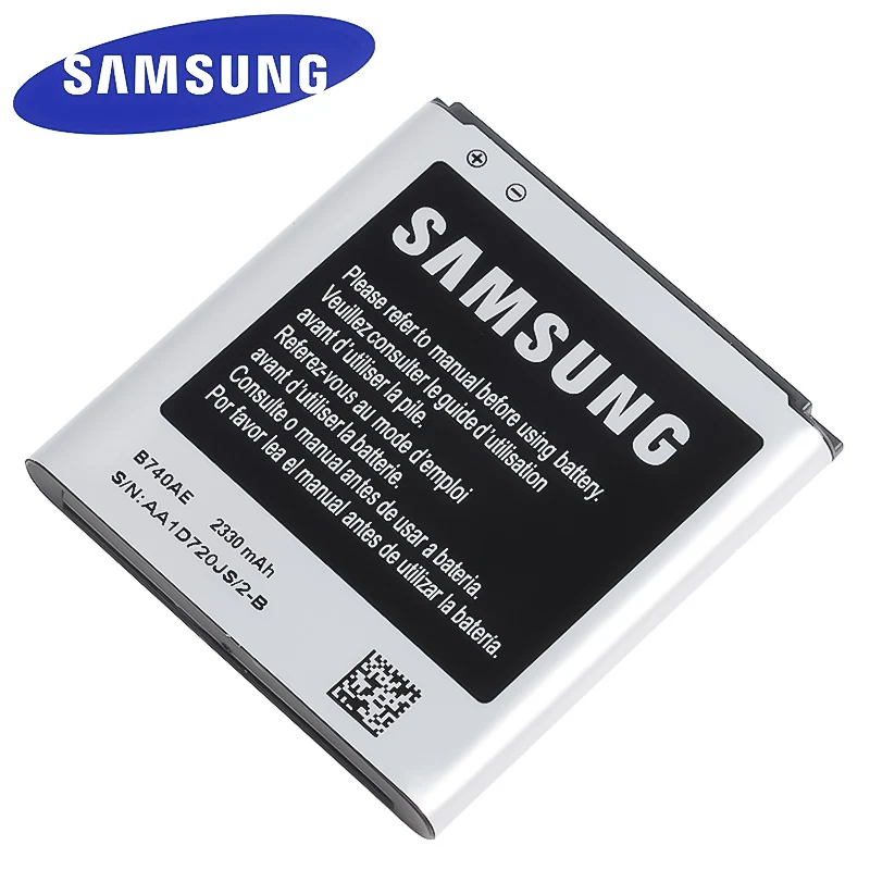 Оригинальный аккумулятор Samsung B740AE B740AC для Galaxy S4 Zoom C101 C1010 C105 C105K C105A аутентичная