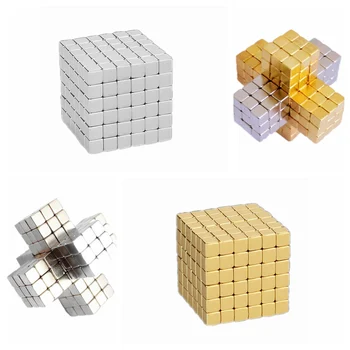 

3mm 4mm 5mm 216pcs Magnetic Cube Neo Cube Magic Cube Magnet Blocks Balls Puzzle with Metal Box