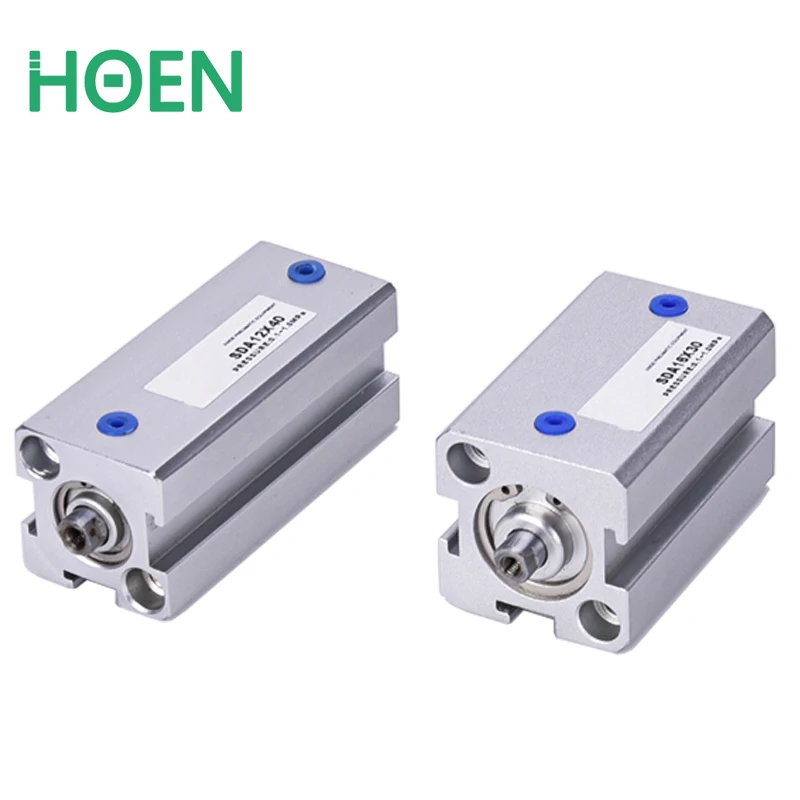 Pneumatic Element 40mmx40mm Double Action Thin Air Cylinder SDA40X40 Pneumatic Element 40mmx40mm Double Action Thin Air Cylinder SDA40X40