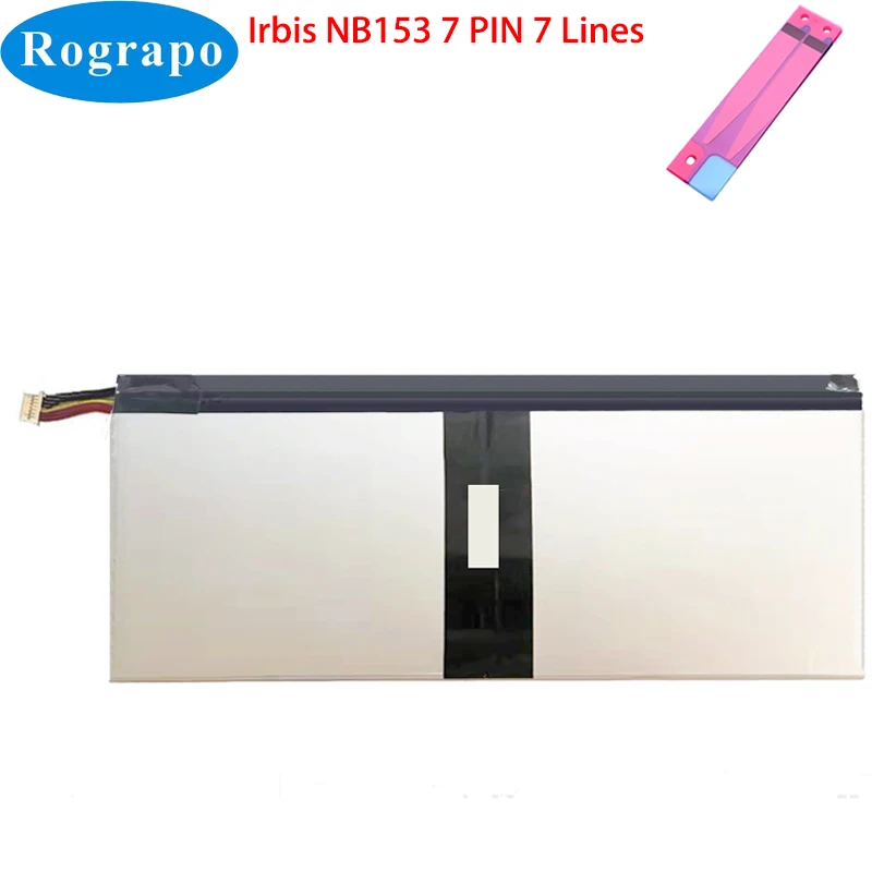 para Irbis Nb153 Notebook Portátil Bateria Pinos Plugue de Fio Novo 7.6v 5000mah