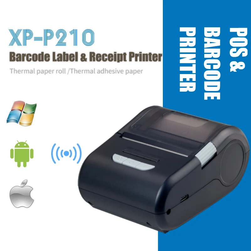 Xprinter Портативный 2 дюймовый принтеры этикеток мини тепловой наклейки и получения
