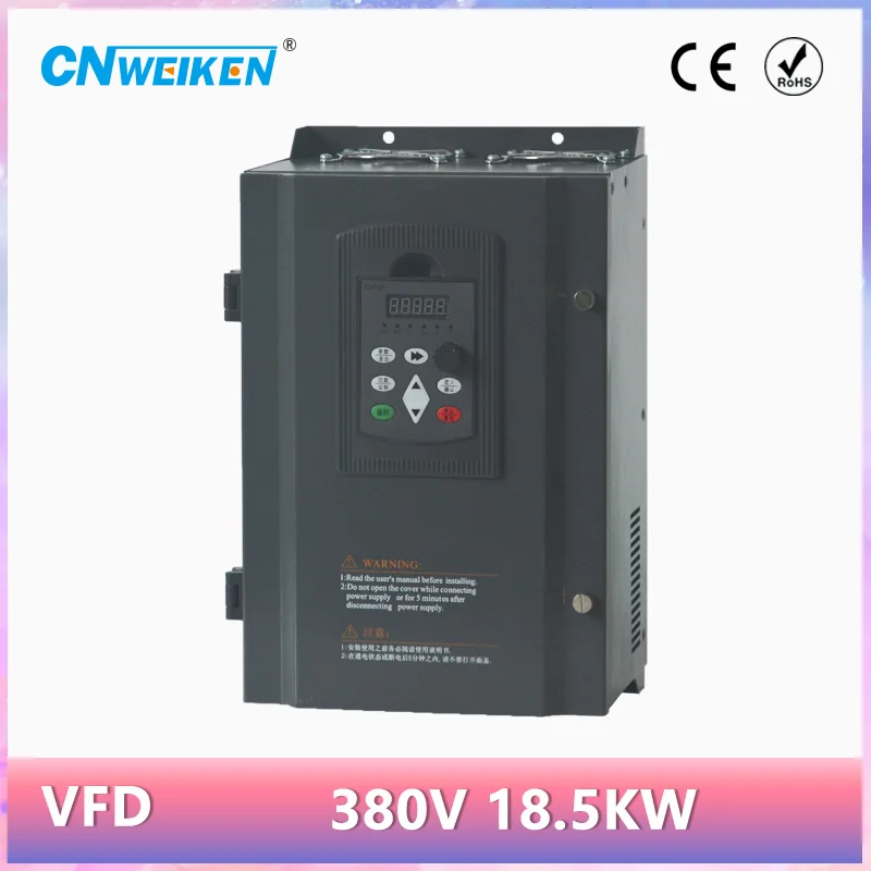 WK600 Векторный Преобразователь частоты трехфазный инвертор переменной 380V 18.5kw 25HP ac