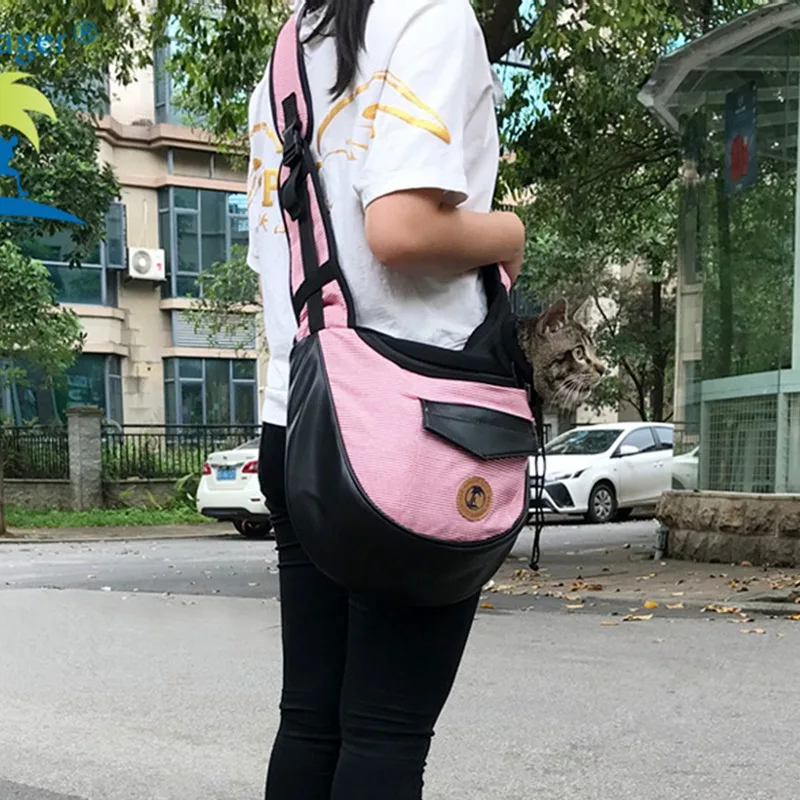 Сумка для собак, переноска для собак, дышащая сумка для щенков, грязеотталкивающая сумка для щенков, полосатая переноска для кошек, прочные аксессуары для собак