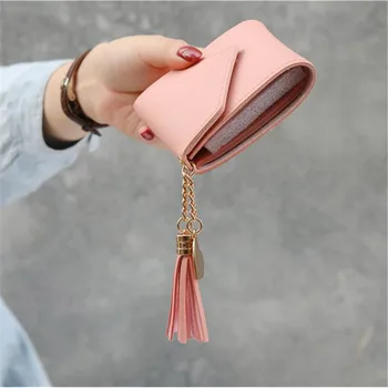 

VOGVIGO Fashion Clasp Wallets Women Leather Wallets Small Female Wallet Cute Student Coin Purse Card Holder Money Clutch Bag New