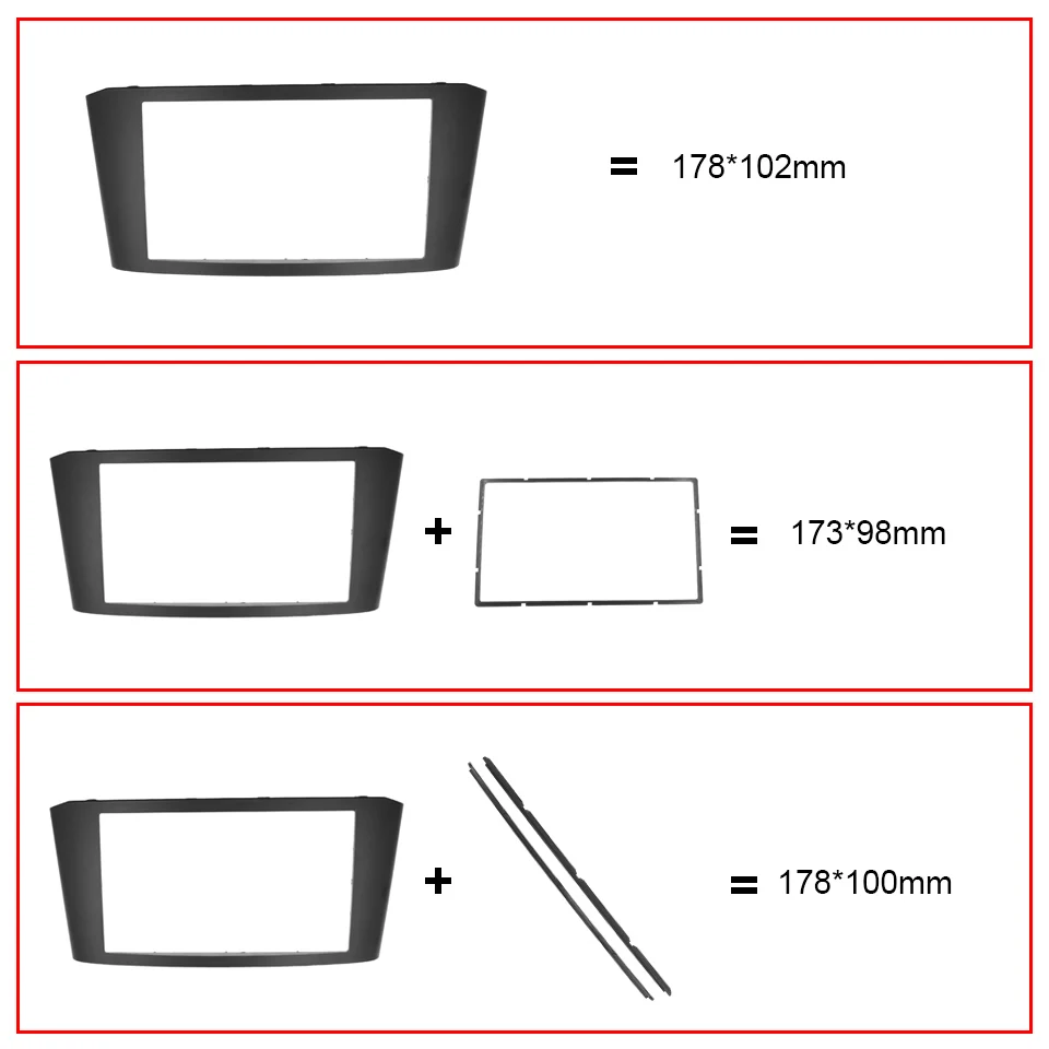 TOYOTA Avensis 2003 - 2008 DVD ׷  Ʈ  ġ  Ʈ ŰƮ  2 Din ڵ   þ