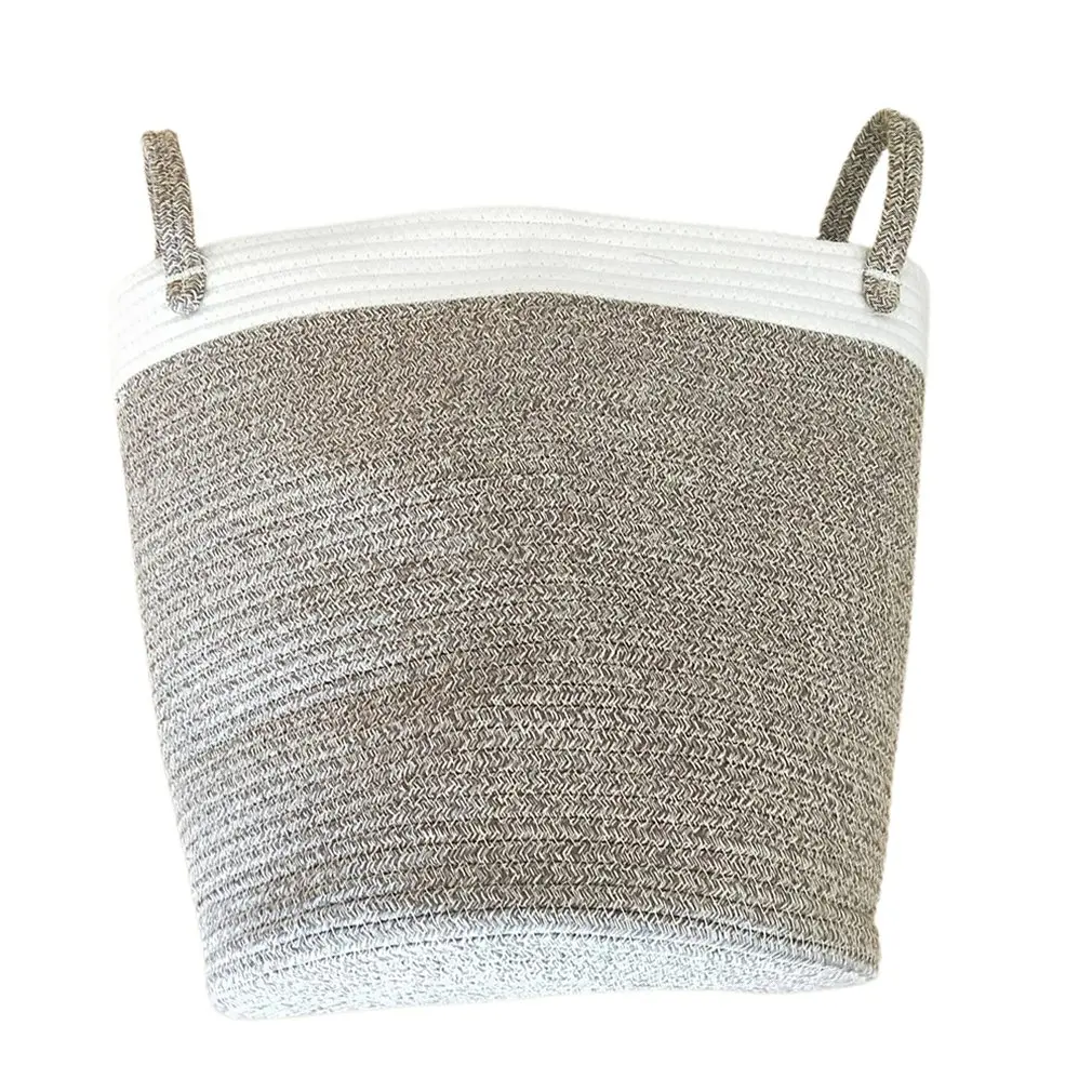 

Waterproof Laundry Basket Cotton Clothes Organizer Storage Basket Large Capacity Home Sundries Storage Bucket