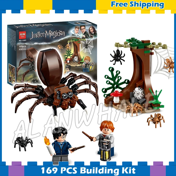 

169pcs The Chamber of Secrets Aragog's Lair Magic Forest 11003 Figure Building Blocks Toy Harri Potter Compatible With Lego