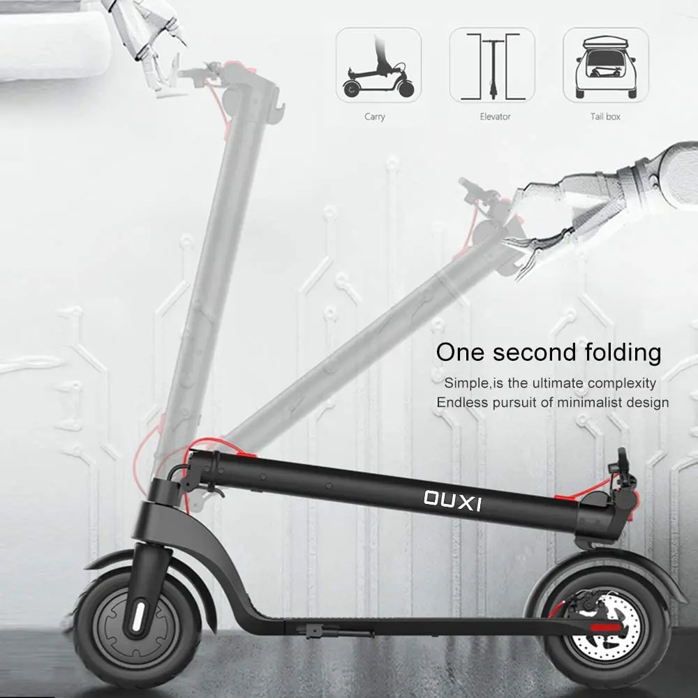 Ouxi L9 Scooter Electric Ebike 25km/h 250w Aluminum Alloy Folding Electric  Kick Scooter Easy To Carry Ultra-lightweight For Men - Electric Scooters -  AliExpress