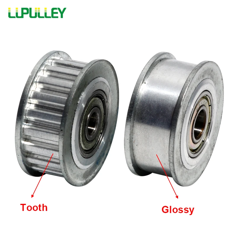 LUPULLEY XL 20T с 21 мм Синхронный ролик колеса с двойным боковым отверстием подшипника 12 мм 15 мм синхронный шкив с подшипником
