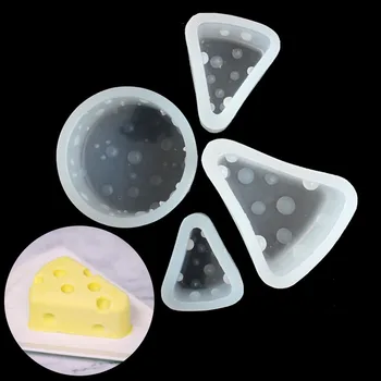 

Cute Simulation Triangle Cheese For UV Epoxy Resin Molds Jewelry Making Tools