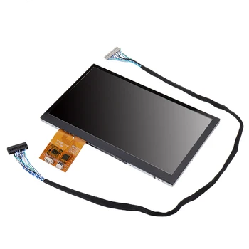 

7 Inch LVDS 1024x600 HD LCD Screen IPS Full View Angle Capacitive Touch G + G USB Interface Industrial Display Module