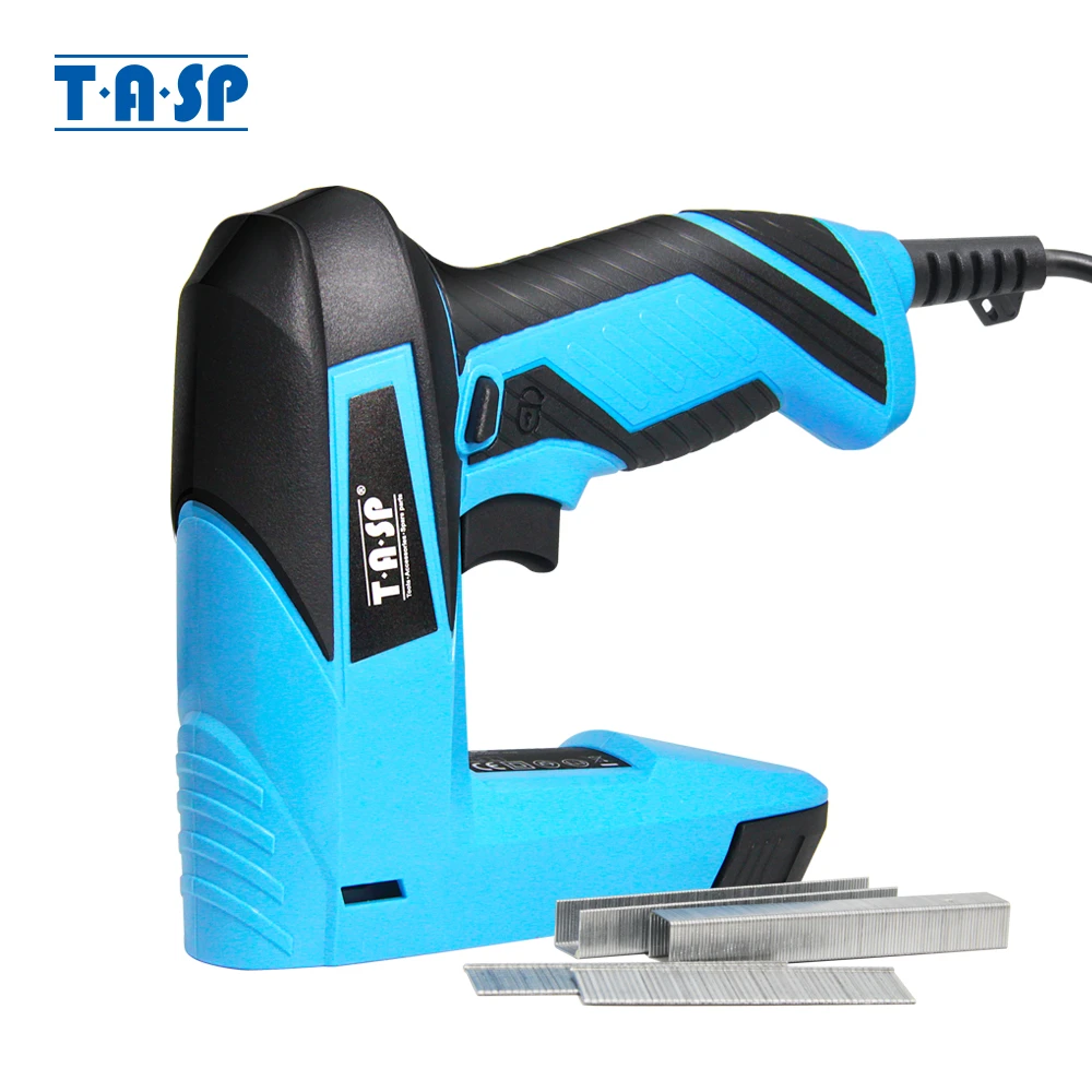 Tasp 230v Electric Stapler Furniture Construction Nail Gun Tacker 14mm Staples Nails Power Tools For Home Upholstery Diy Nail Gun Aliexpress