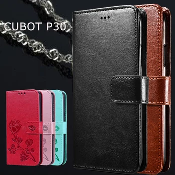 Перейти на Алиэкспресс и купить Для Cubot P30 флип чехол для Cubot J5 J7 чехол Coque принципиально из искусственной кожи чехол-бумажник чехол для Cubot C15 Pro C15Pro Capas