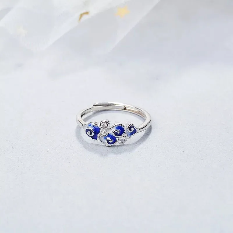 Adjustable Open Ring 925 silver Ring for women 3