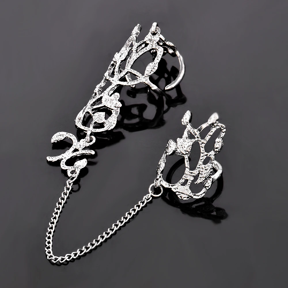 Кольцо для пальцев кольцо с резными цветами в готическом стиле панк рок