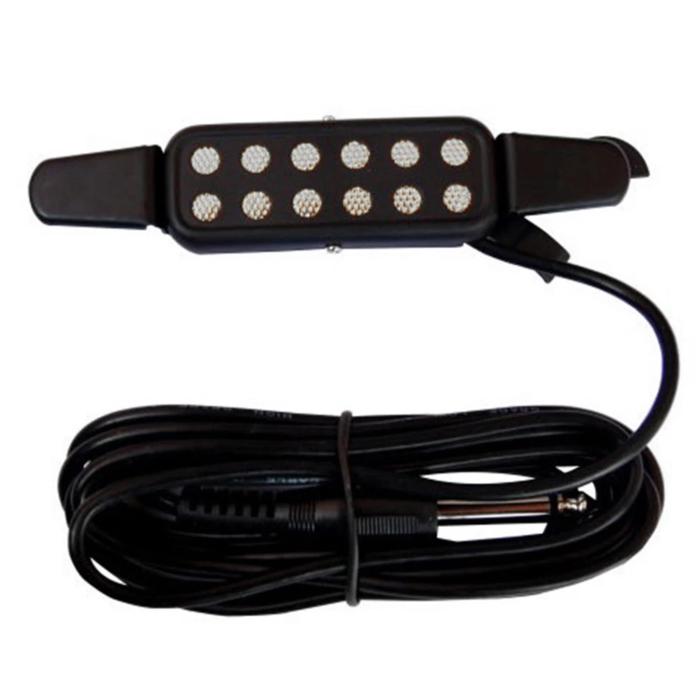 

Easy To Use Electric Guitar Pickup Audio Transducer Clip-on Acoustic Amplifier Acoustic Guitar in to An Acoustic Electric #0128