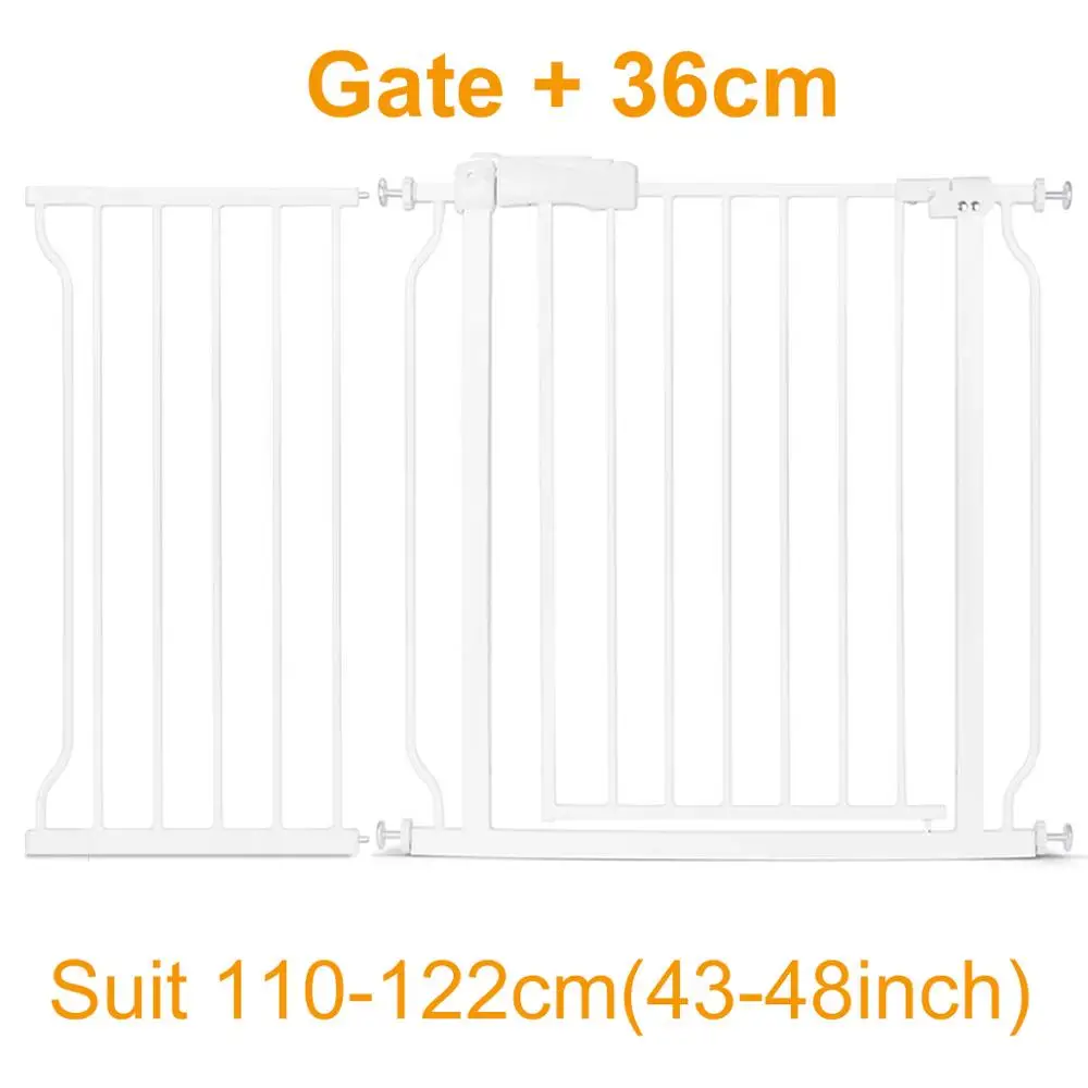 Защитные ворота для детей, защита для детей, защита для лестницы, забор для двери для детей, Безопасные ворота для домашних животных, собачий изолирующий забор, продукт - Цвет: Gate and 36cm