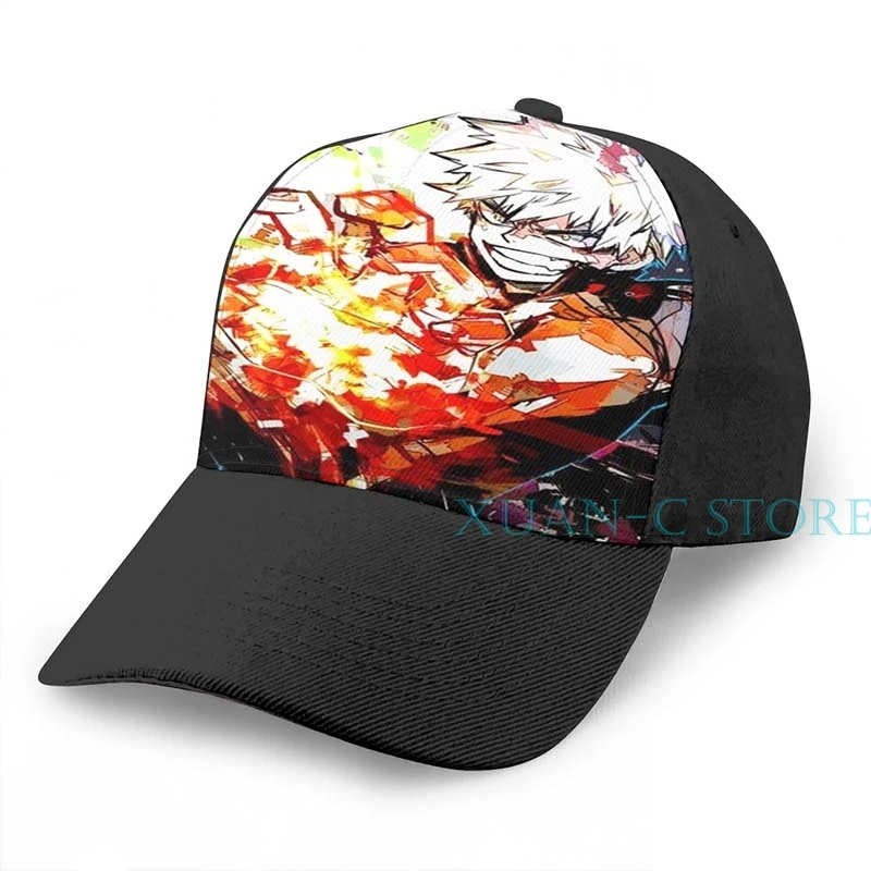 Bakugou сёнэн! Баскетбольная кепка мужская и женская модная черная шляпа унисекс с принтом