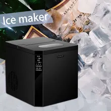 Fully automatic household desktop ice cube ice machine commercial ice cube size adjustable bar KTV tea shop ice machine