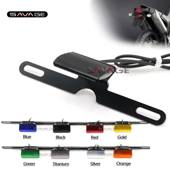 

Universal License Plate Led Light For Ktm Rc8/r 1190 1290 Super Duke/ 950 640 Adv Motorcycle Accessories Cnc Aluminum